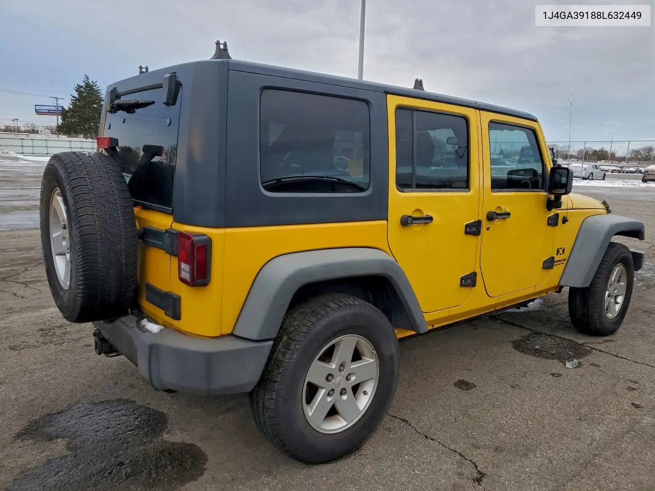 1J4GA39188L632449 2008 Jeep Wrangler Unlimited X