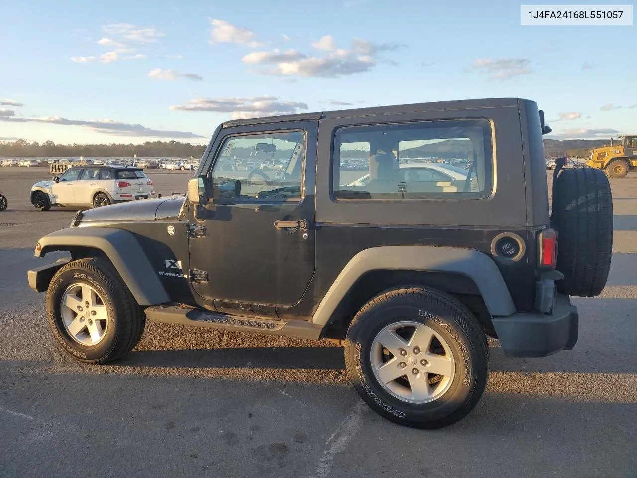 2008 Jeep Wrangler X VIN: 1J4FA24168L551057 Lot: 76442543