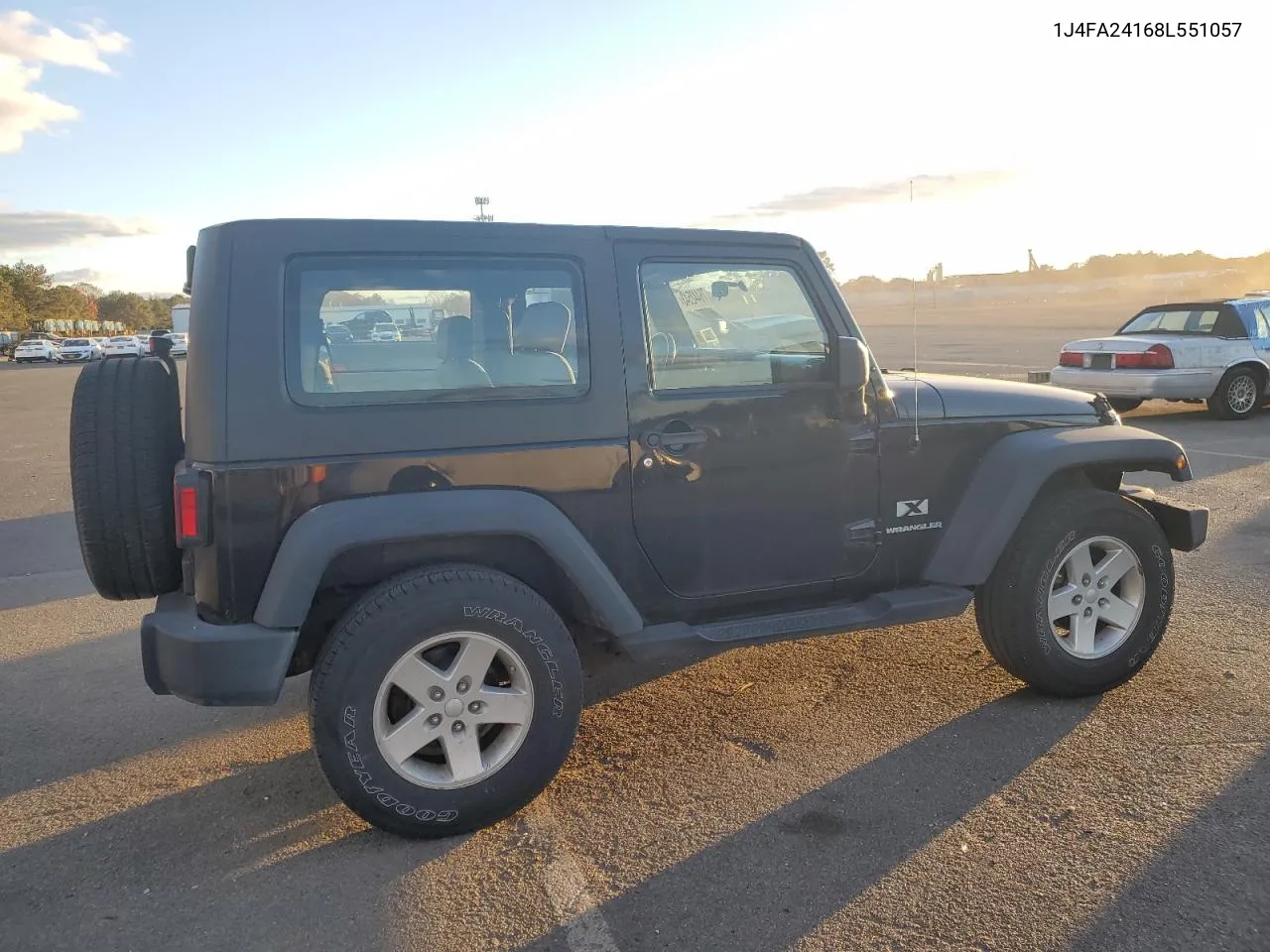 2008 Jeep Wrangler X VIN: 1J4FA24168L551057 Lot: 76442543