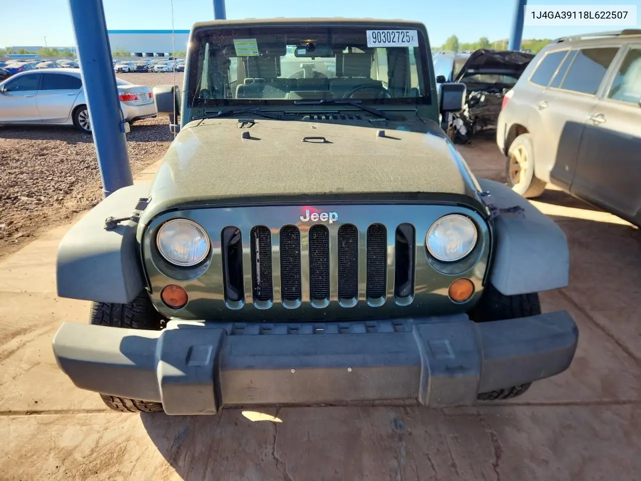 1J4GA39118L622507 2008 Jeep Wrangler Unlimited X