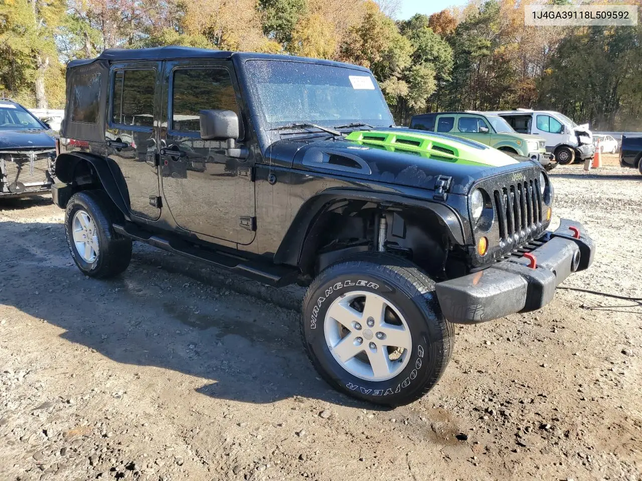 1J4GA39118L509592 2008 Jeep Wrangler Unlimited X