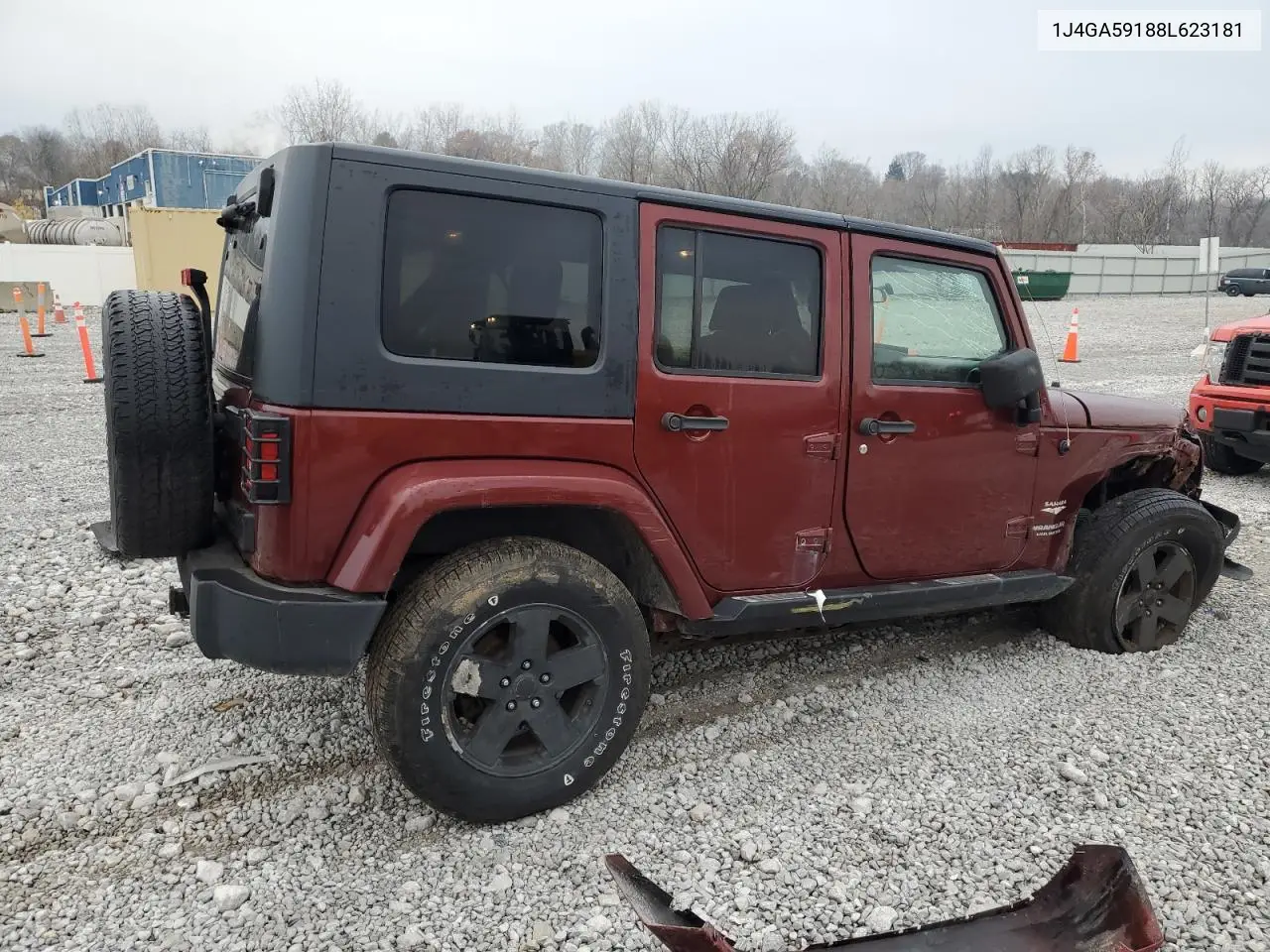 1J4GA59188L623181 2008 Jeep Wrangler Unlimited Sahara
