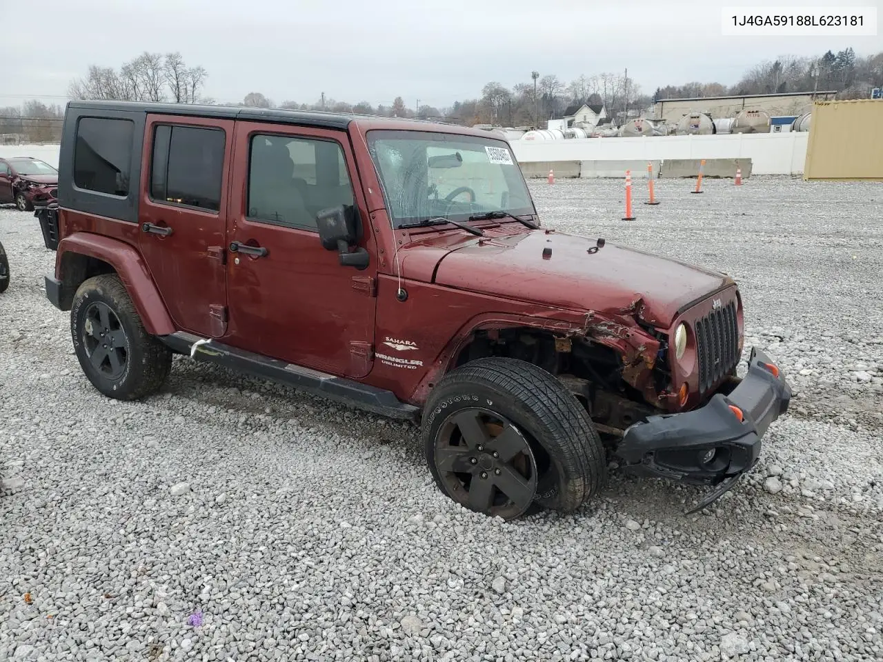 1J4GA59188L623181 2008 Jeep Wrangler Unlimited Sahara