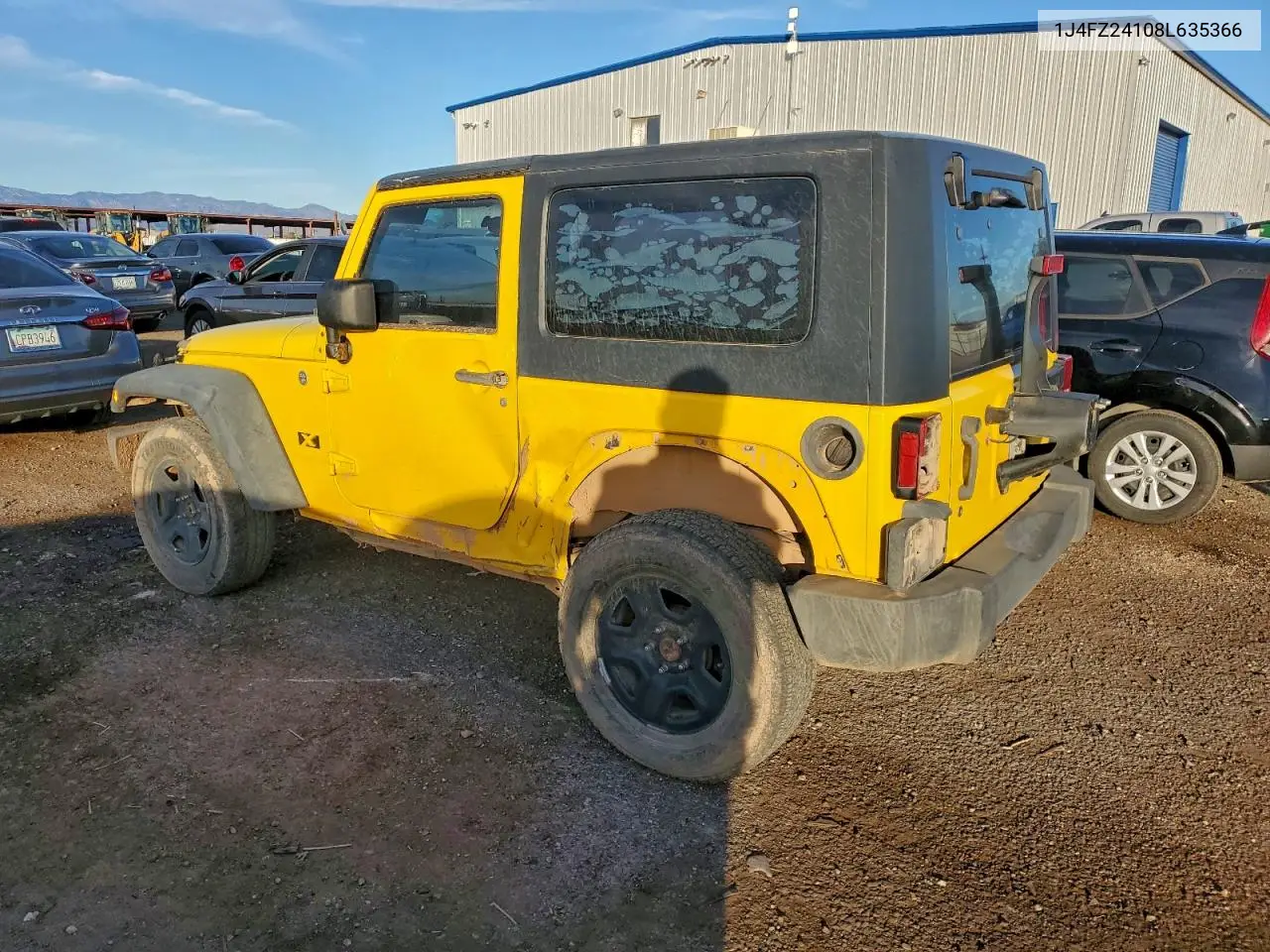 1J4FZ24108L635366 2008 Jeep Wrangler X