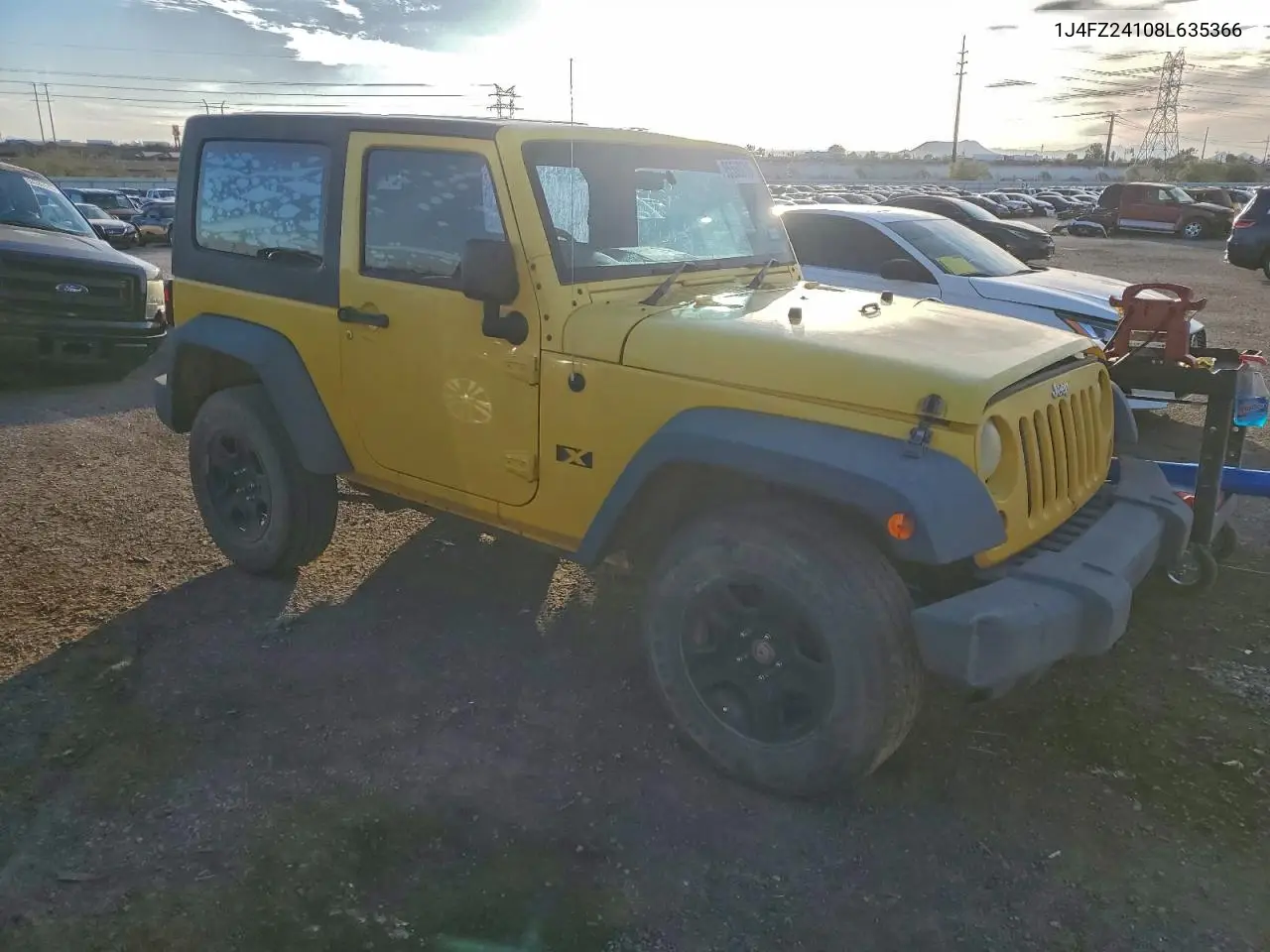 1J4FZ24108L635366 2008 Jeep Wrangler X