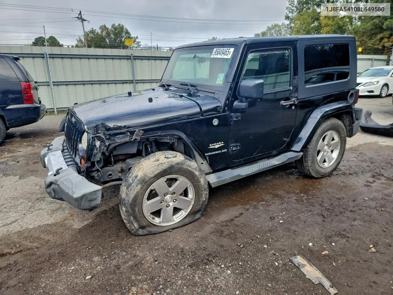 1J8FA54108L549580 2008 Jeep Wrangler Sahara