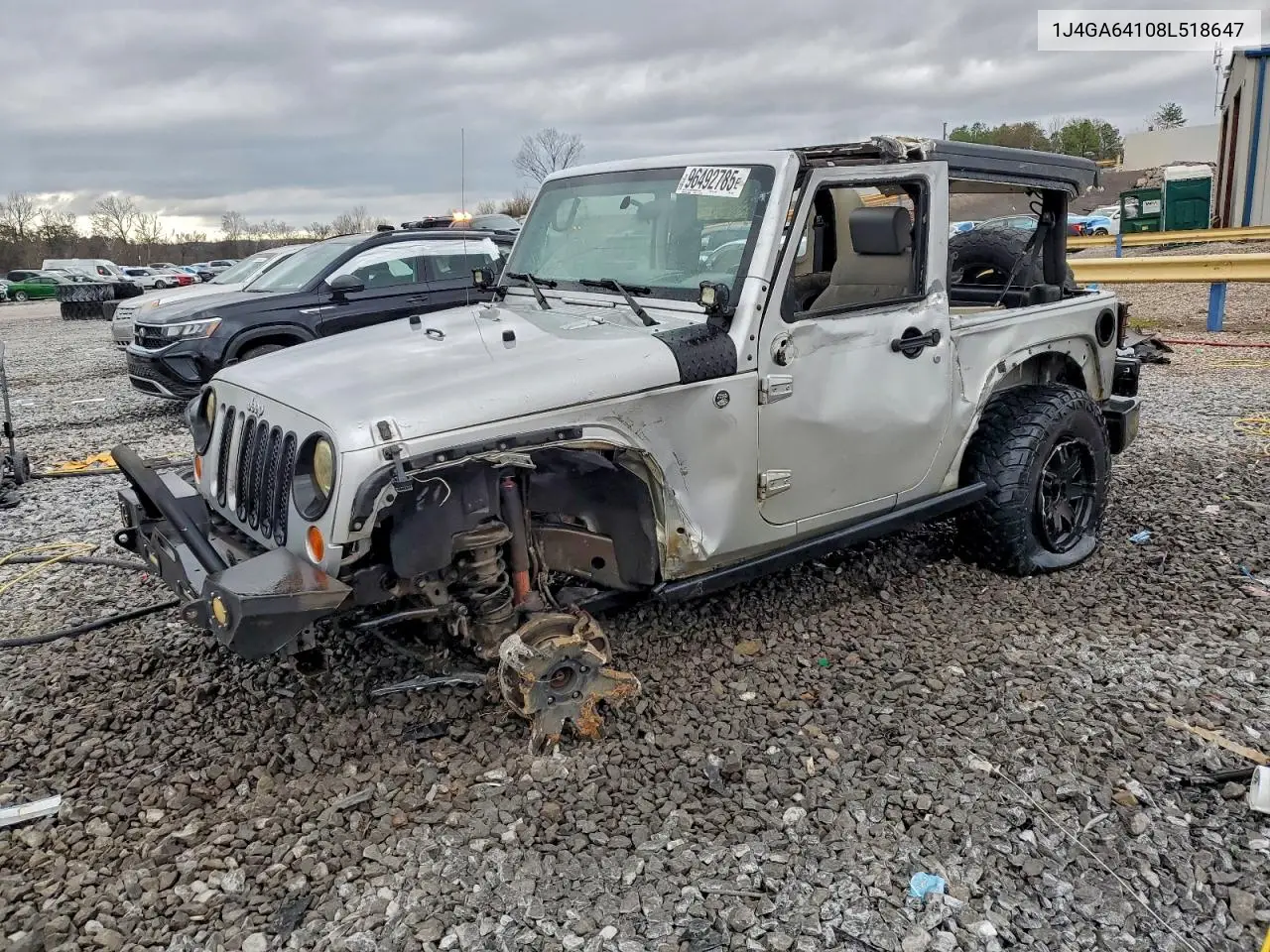 1J4GA64108L518647 2008 Jeep Wrangler Rubicon