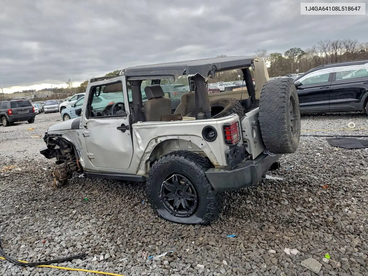 1J4GA64108L518647 2008 Jeep Wrangler Rubicon