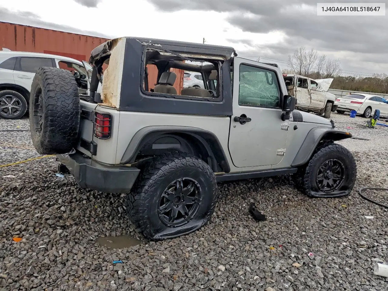 1J4GA64108L518647 2008 Jeep Wrangler Rubicon