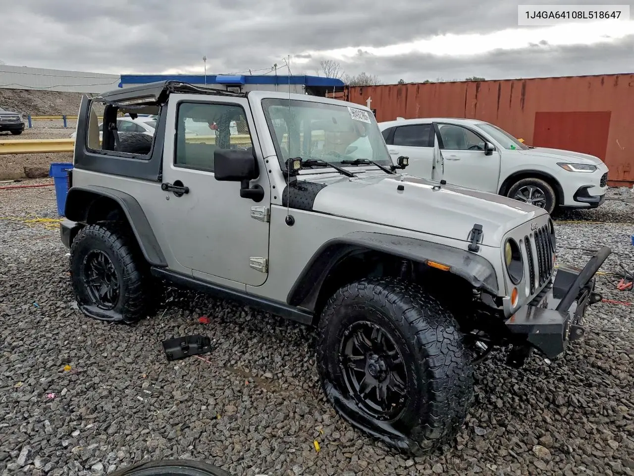 1J4GA64108L518647 2008 Jeep Wrangler Rubicon