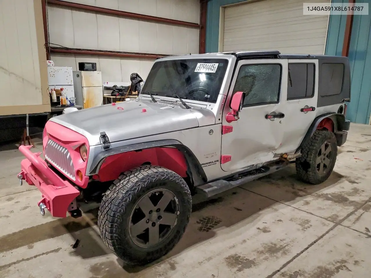 1J4GA591X8L614787 2008 Jeep Wrangler Unlimited Sahara