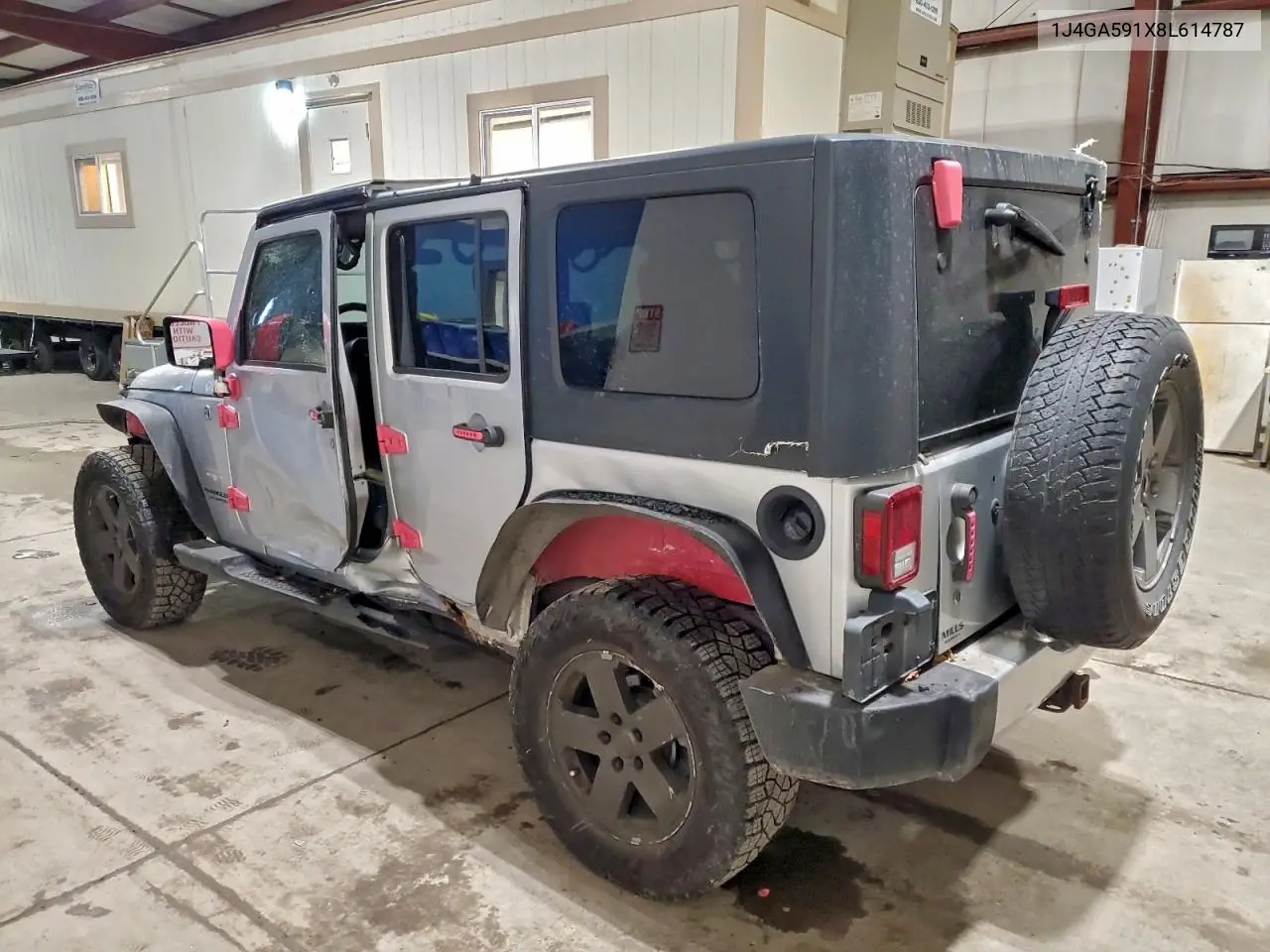 1J4GA591X8L614787 2008 Jeep Wrangler Unlimited Sahara