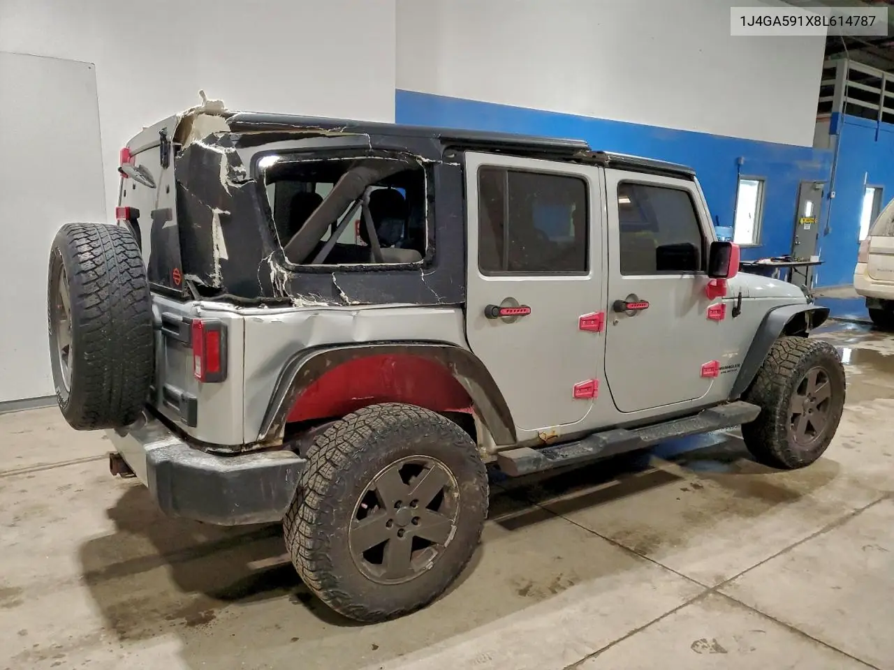 1J4GA591X8L614787 2008 Jeep Wrangler Unlimited Sahara