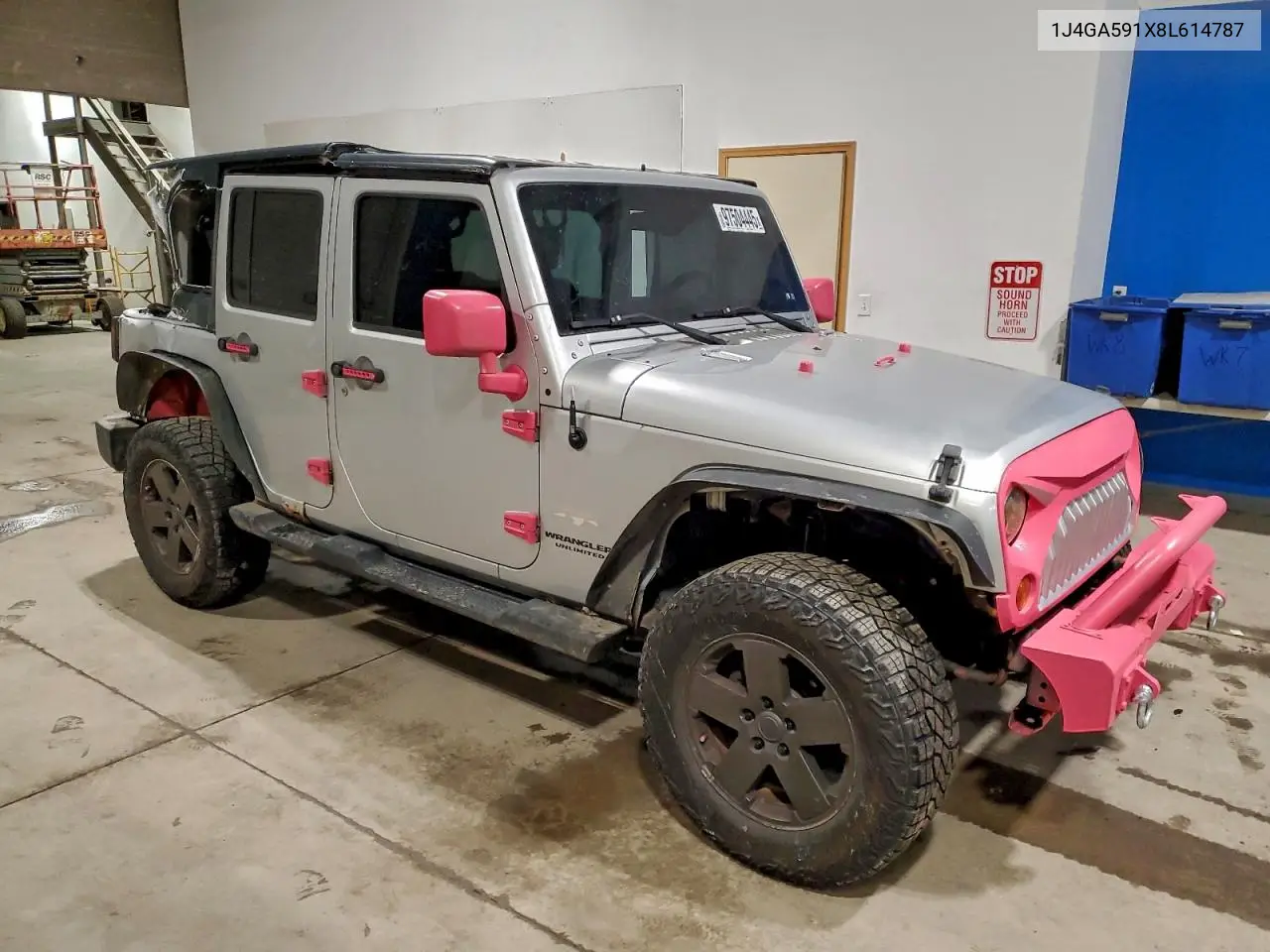 1J4GA591X8L614787 2008 Jeep Wrangler Unlimited Sahara
