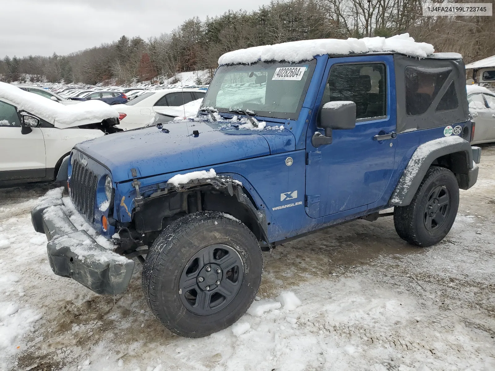 2009 Jeep Wrangler X VIN: 1J4FA24199L723745 Lot: 40282604