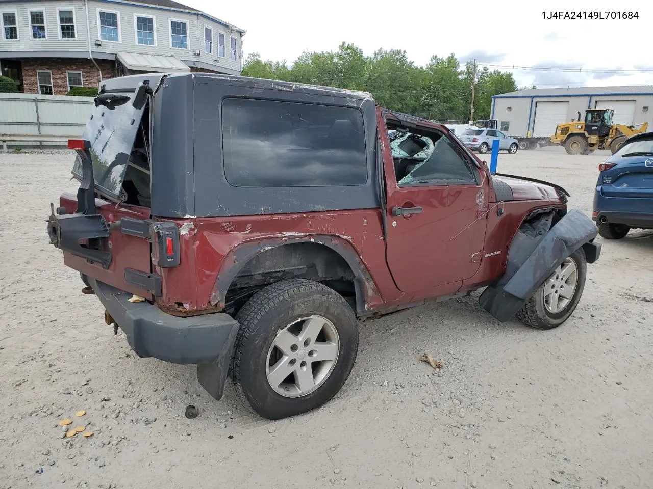 2009 Jeep Wrangler X VIN: 1J4FA24149L701684 Lot: 58746164