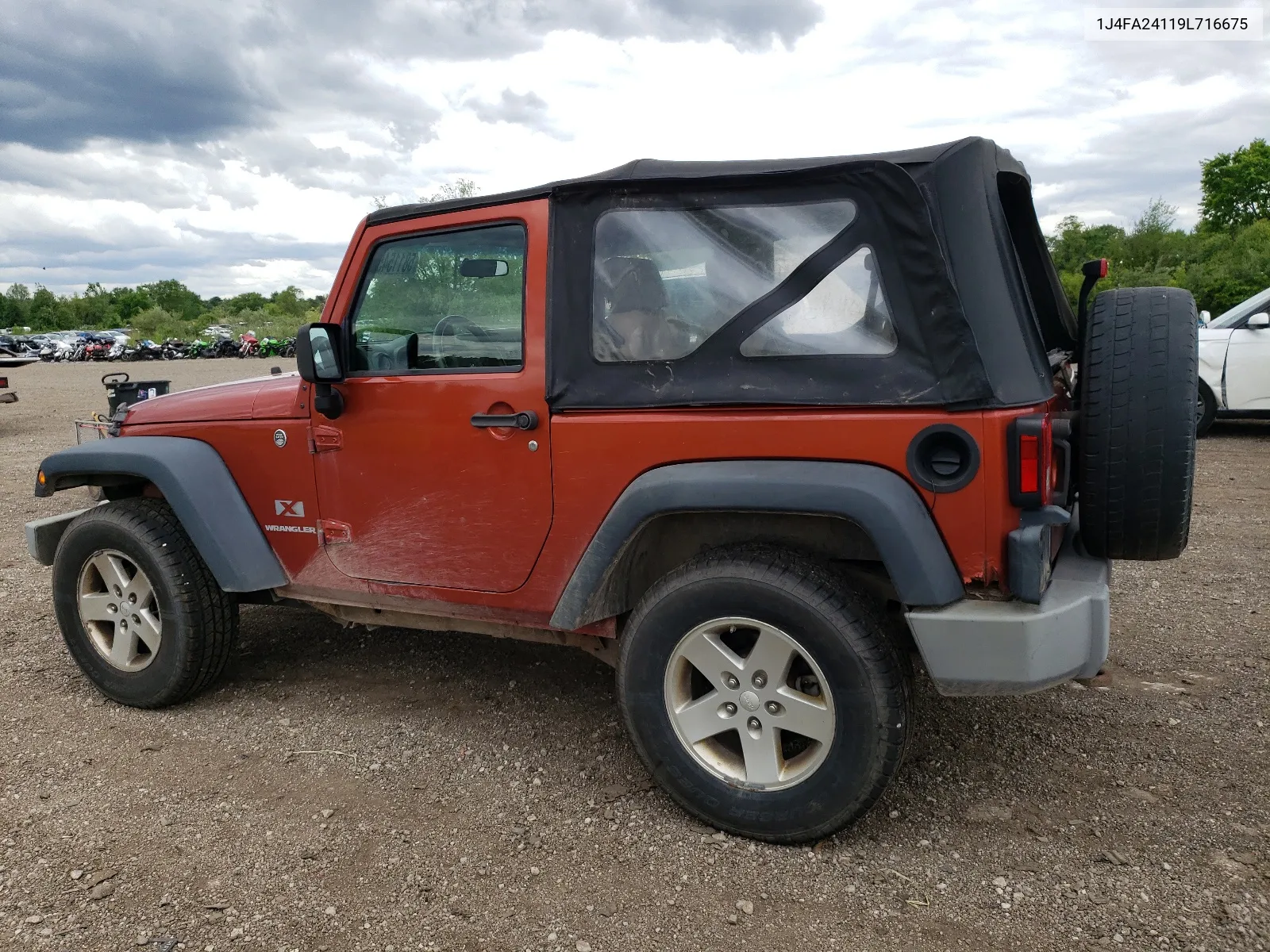 2009 Jeep Wrangler X VIN: 1J4FA24119L716675 Lot: 59310544