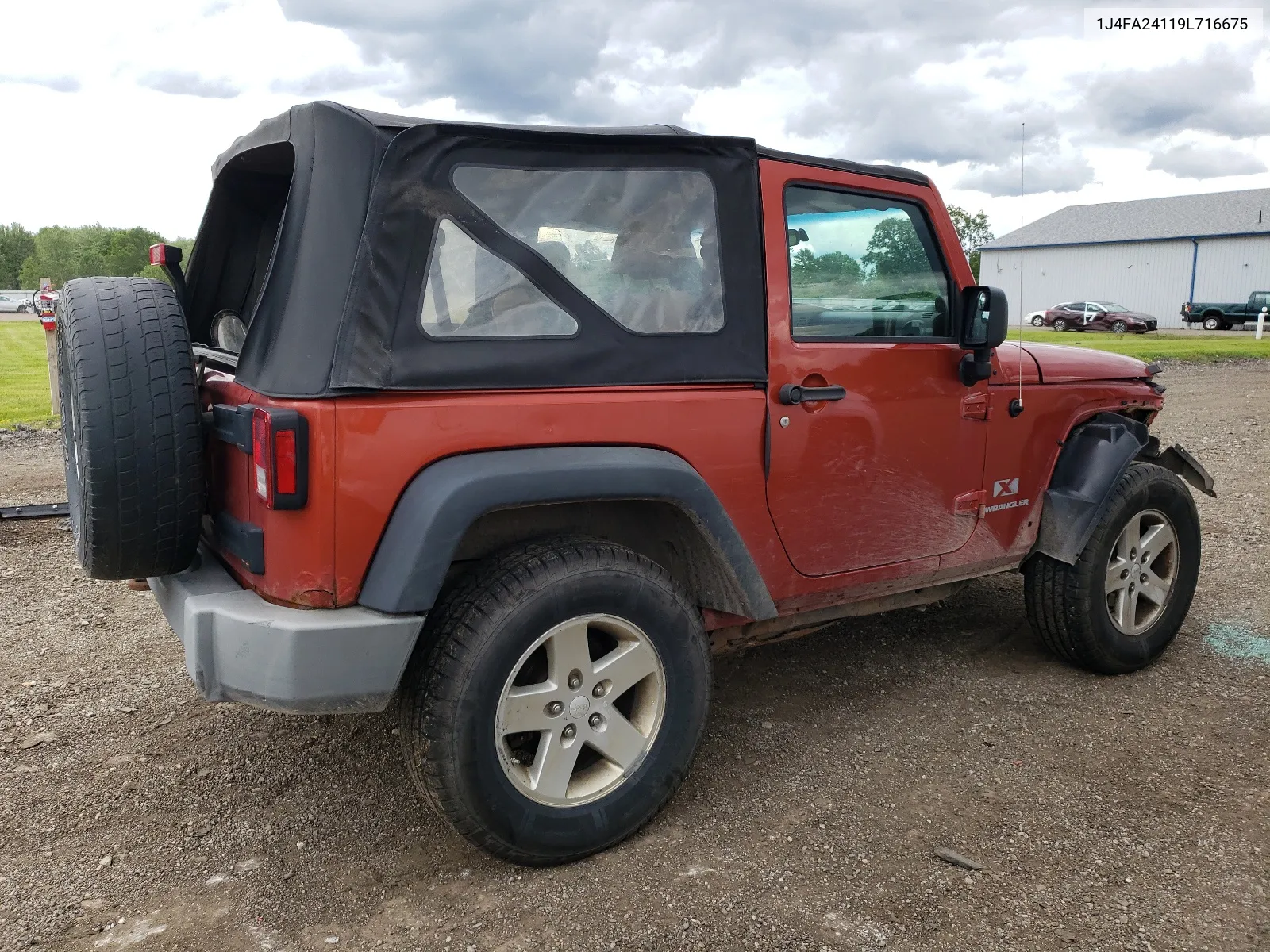 2009 Jeep Wrangler X VIN: 1J4FA24119L716675 Lot: 59310544