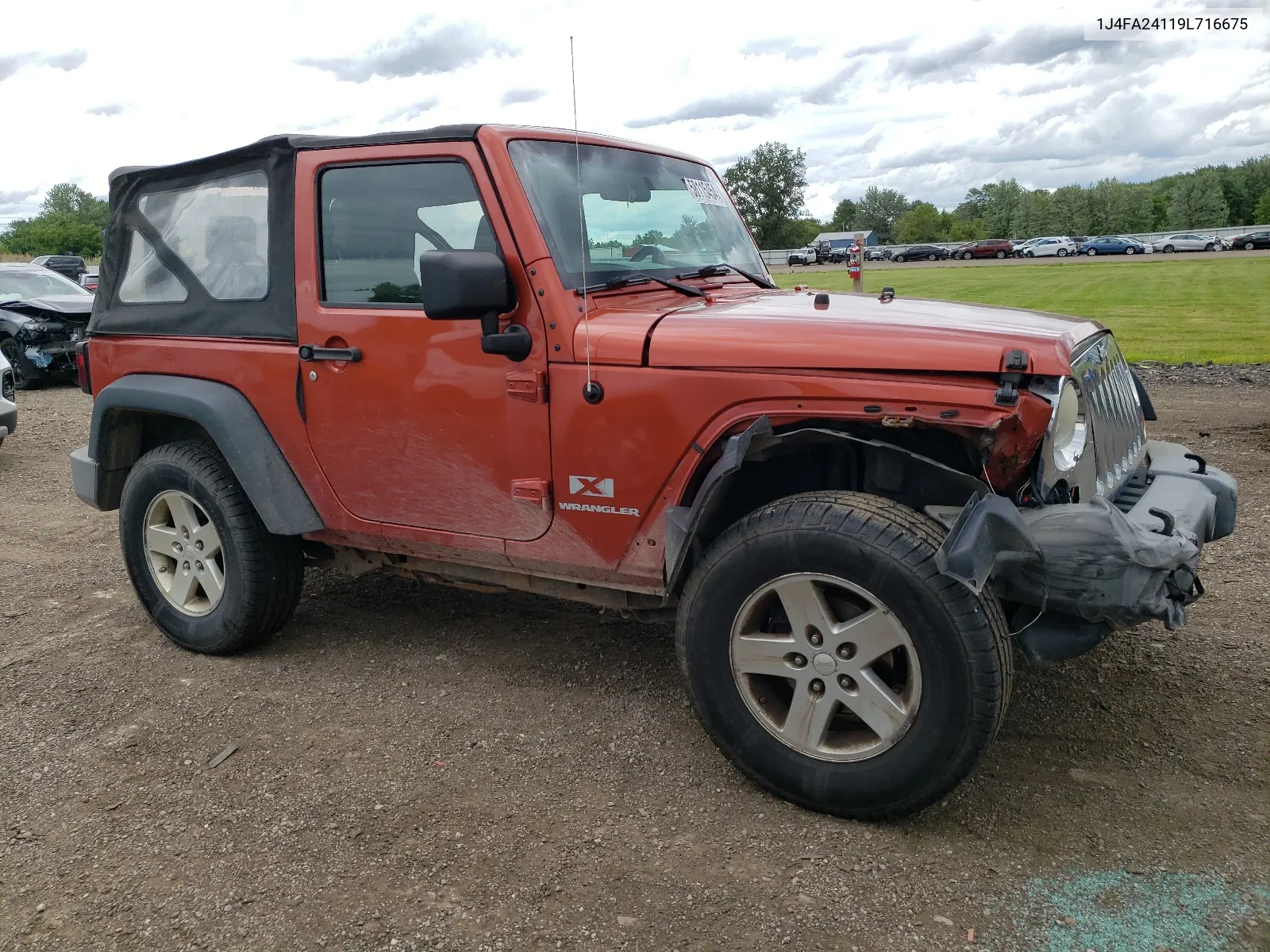 2009 Jeep Wrangler X VIN: 1J4FA24119L716675 Lot: 59310544