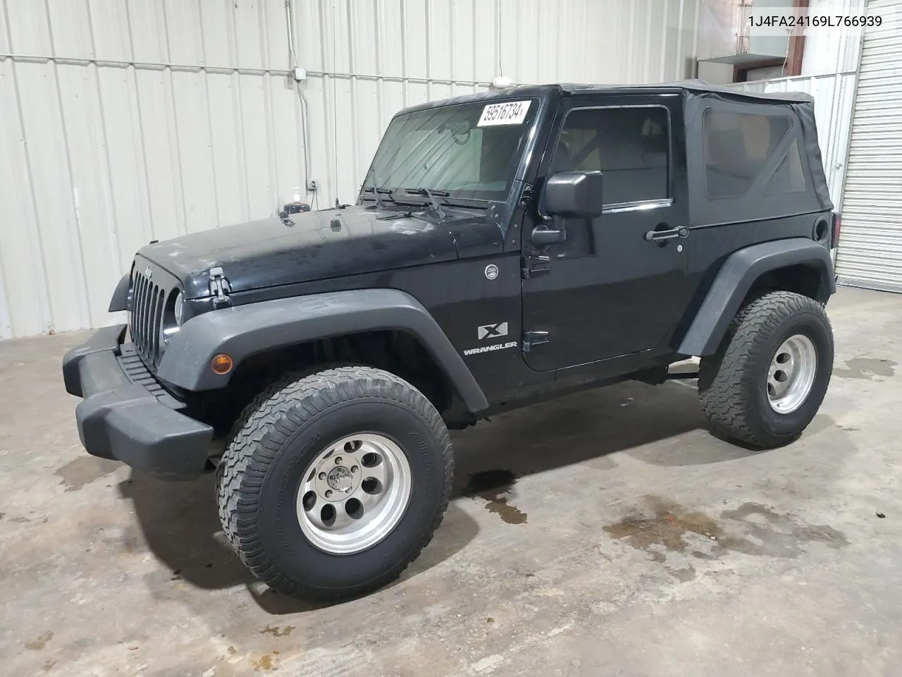 2009 Jeep Wrangler X VIN: 1J4FA24169L766939 Lot: 59516734