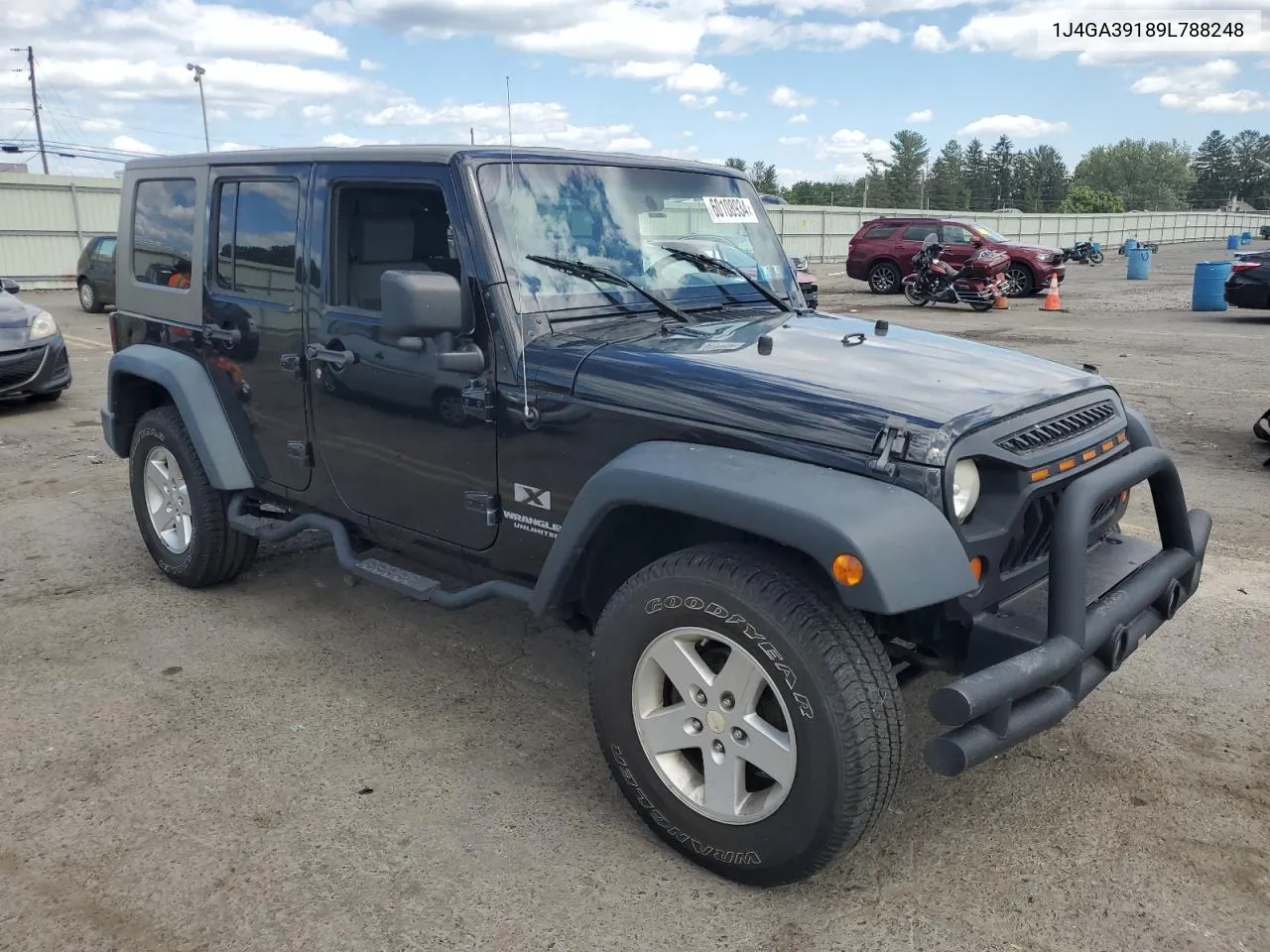 2009 Jeep Wrangler Unlimited X VIN: 1J4GA39189L788248 Lot: 60108934