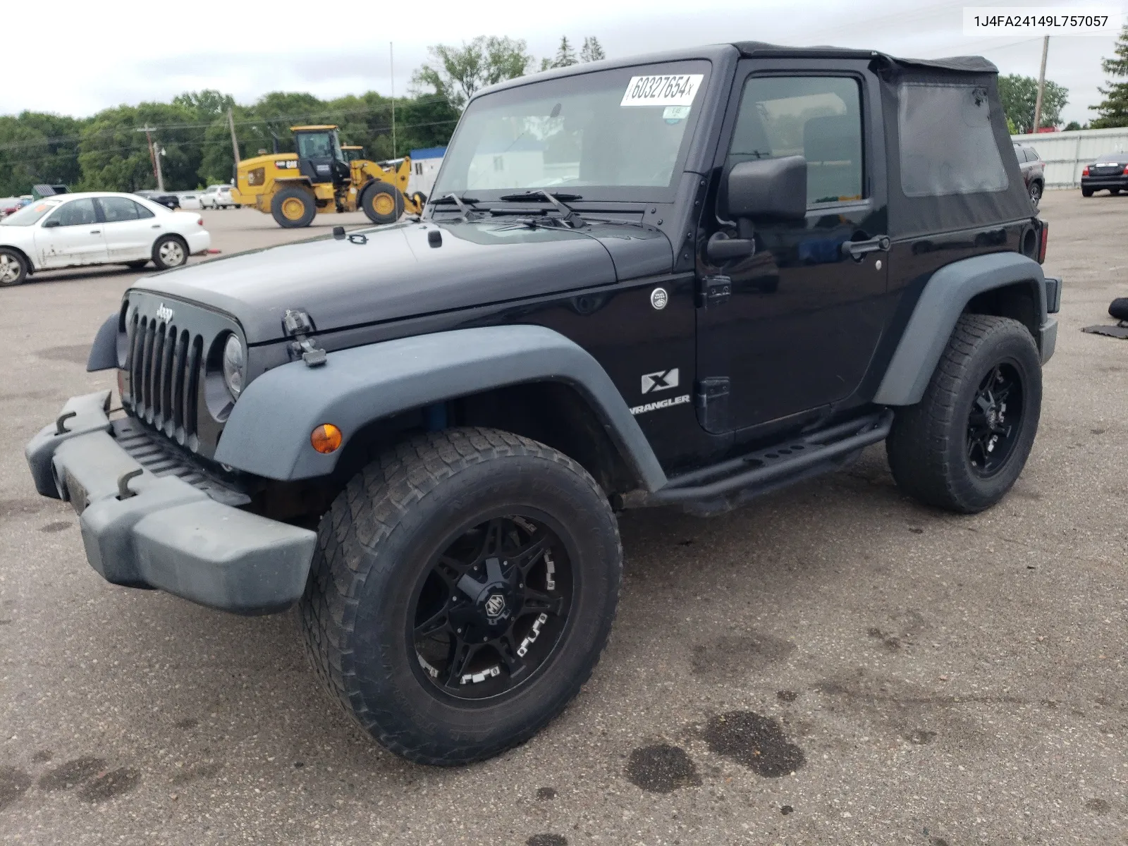 2009 Jeep Wrangler X VIN: 1J4FA24149L757057 Lot: 60327654