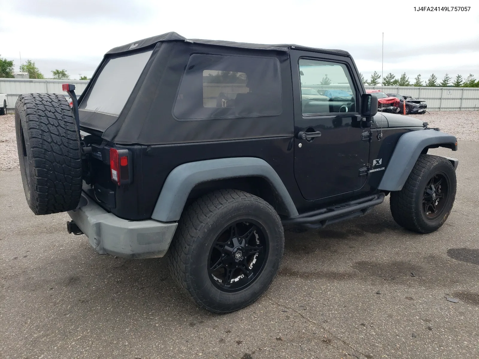 2009 Jeep Wrangler X VIN: 1J4FA24149L757057 Lot: 60327654