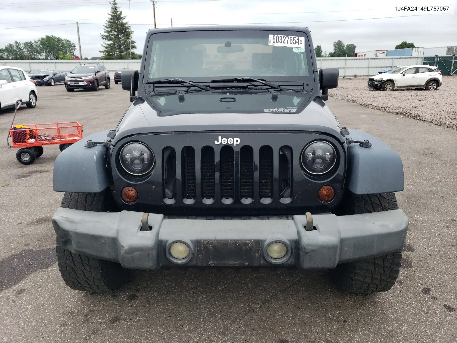 2009 Jeep Wrangler X VIN: 1J4FA24149L757057 Lot: 60327654