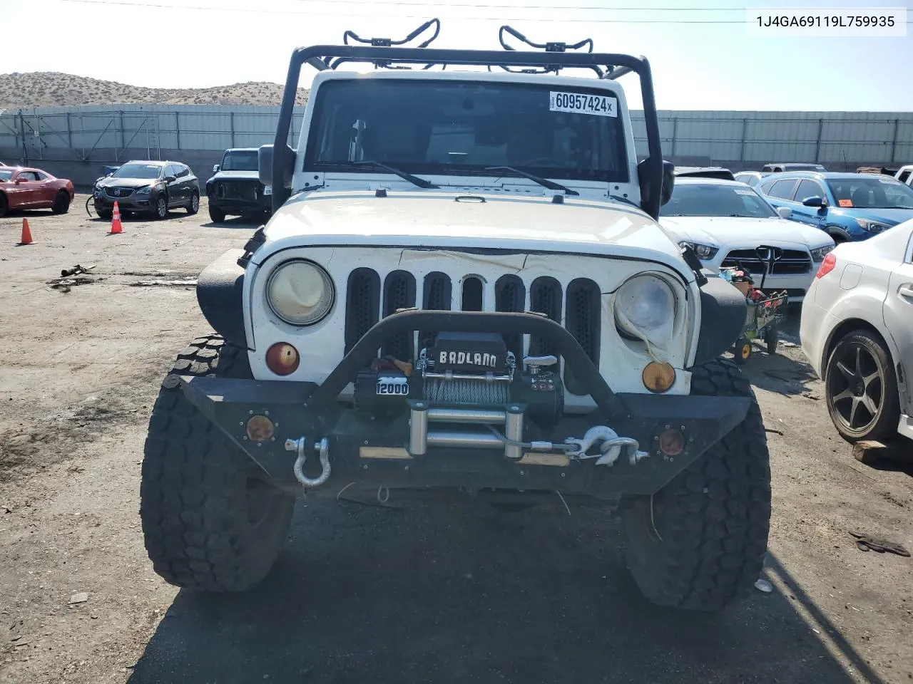 1J4GA69119L759935 2009 Jeep Wrangler Unlimited Rubicon