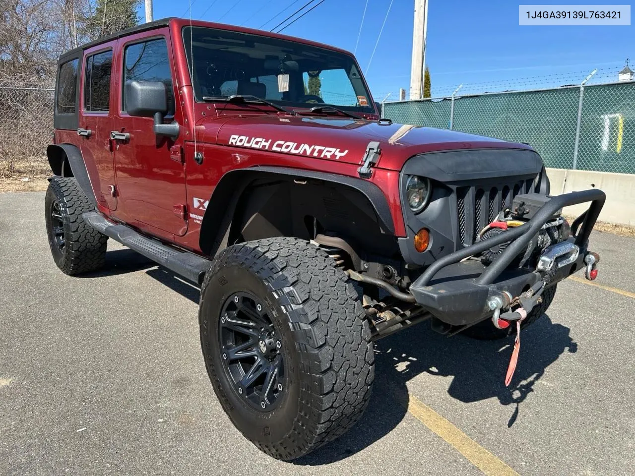 2009 Jeep Wrangler Unlimited X VIN: 1J4GA39139L763421 Lot: 61091714