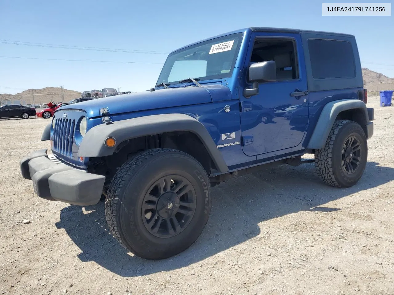 2009 Jeep Wrangler X VIN: 1J4FA24179L741256 Lot: 61464564