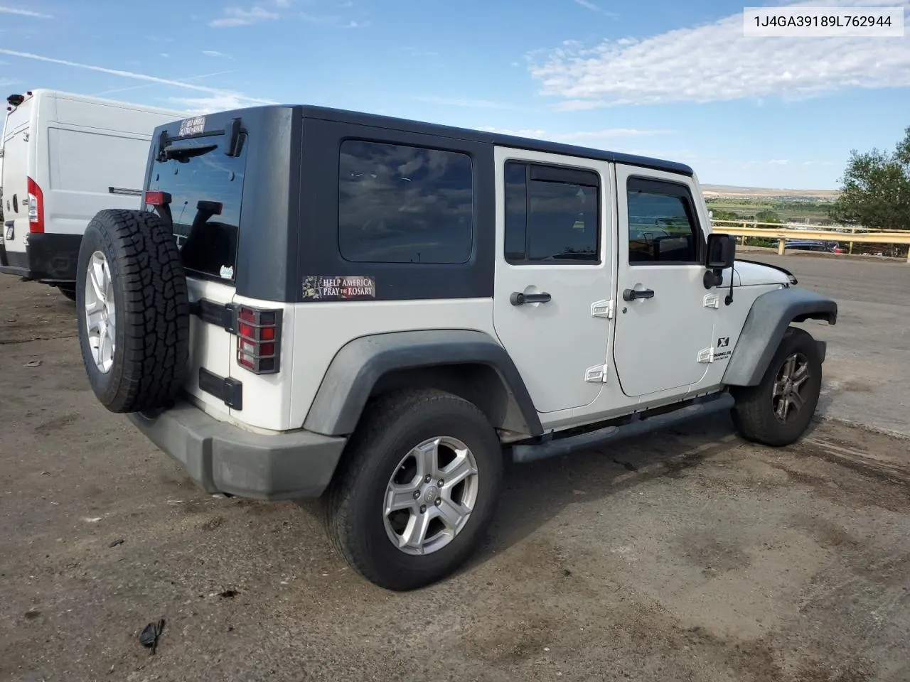 2009 Jeep Wrangler Unlimited X VIN: 1J4GA39189L762944 Lot: 61612054