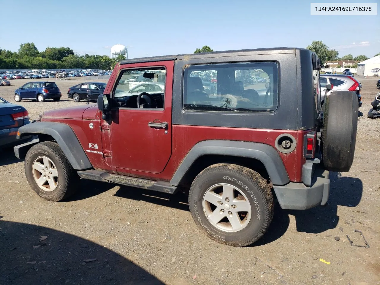 2009 Jeep Wrangler X VIN: 1J4FA24169L716378 Lot: 61986934