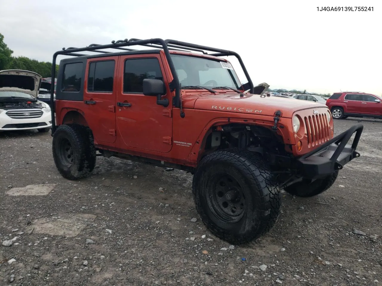 2009 Jeep Wrangler Unlimited Rubicon VIN: 1J4GA69139L755241 Lot: 62001224