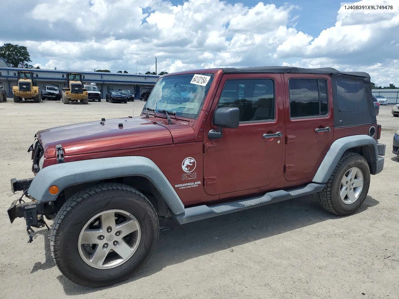 2009 Jeep Wrangler Unlimited X VIN: 1J4GB391X9L749478 Lot: 64132154