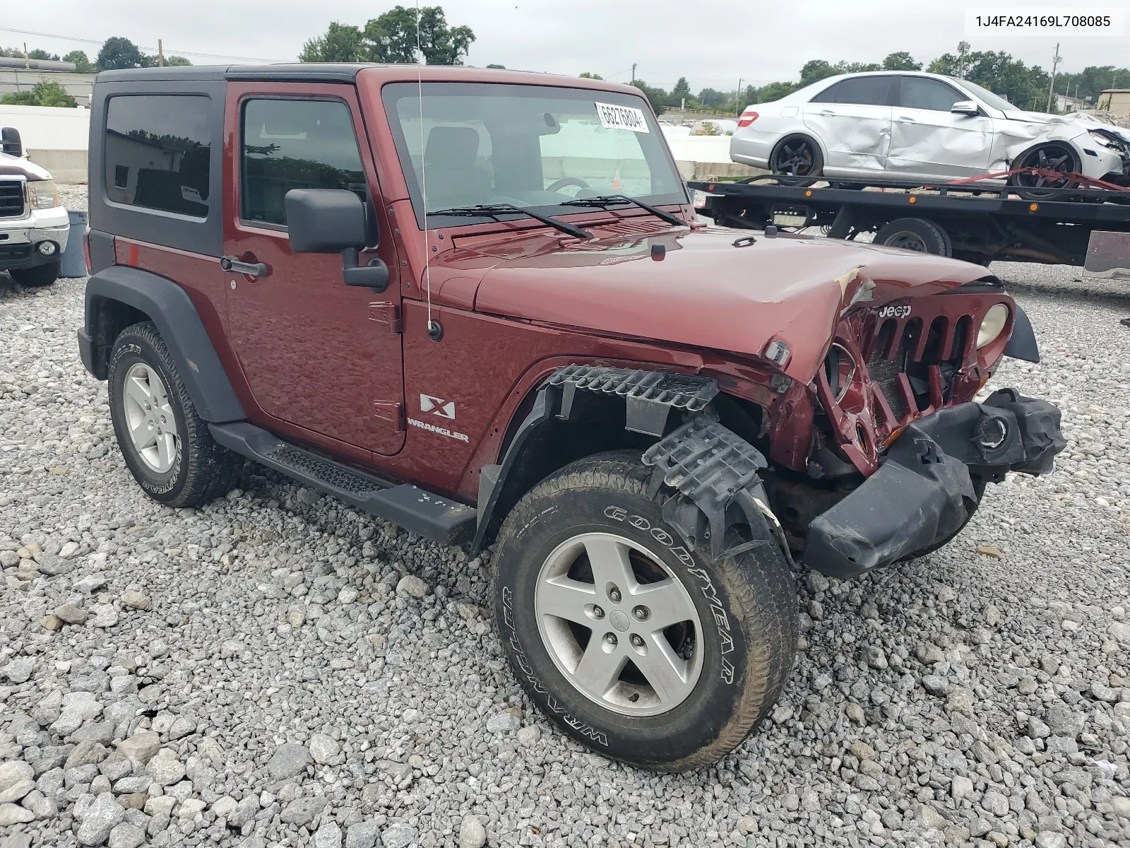 2009 Jeep Wrangler X VIN: 1J4FA24169L708085 Lot: 66276804