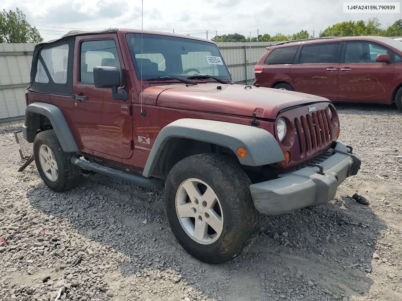 2009 Jeep Wrangler X VIN: 1J4FA24159L790939 Lot: 66593544