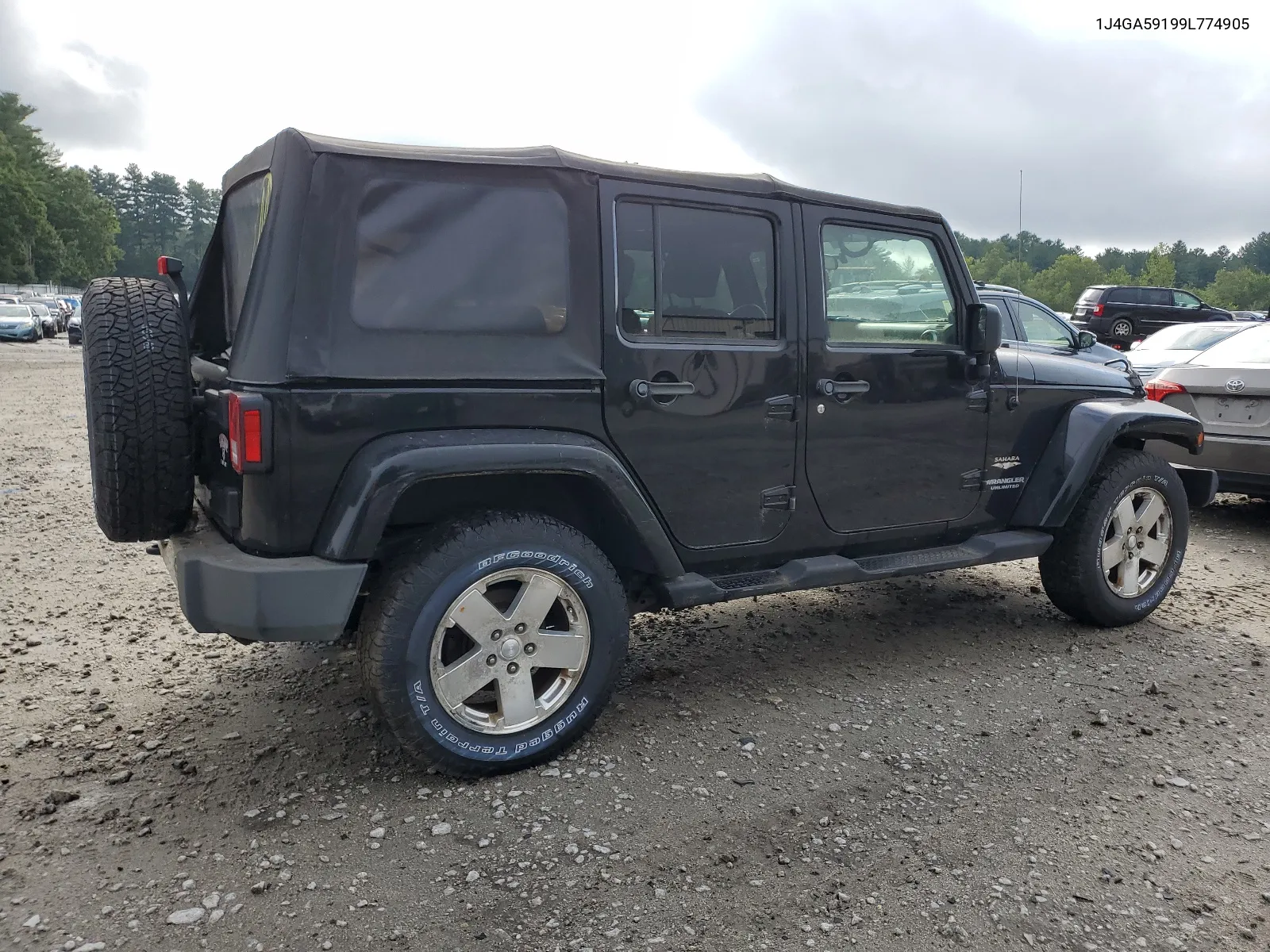 1J4GA59199L774905 2009 Jeep Wrangler Unlimited Sahara