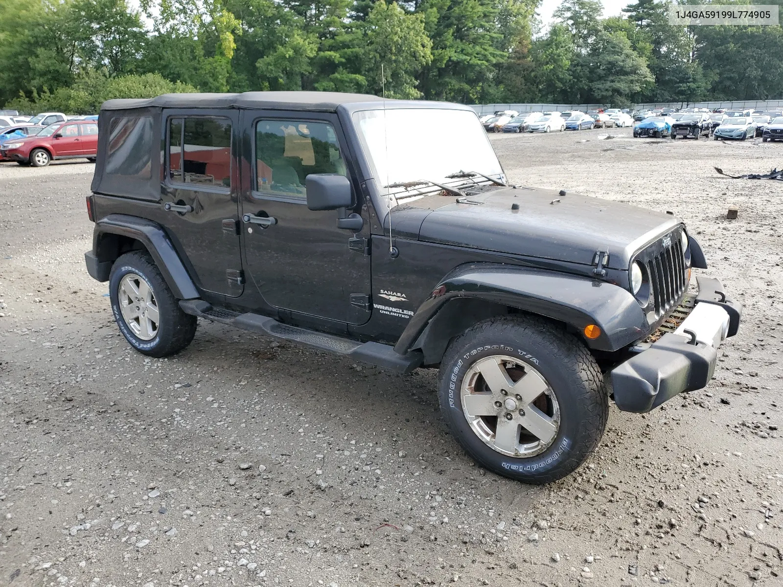 2009 Jeep Wrangler Unlimited Sahara VIN: 1J4GA59199L774905 Lot: 67819454