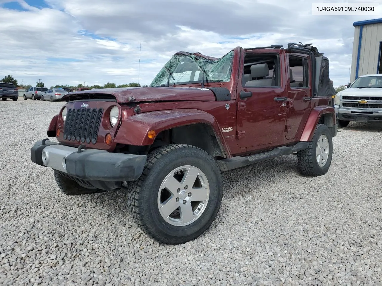 2009 Jeep Wrangler Unlimited Sahara VIN: 1J4GA59109L740030 Lot: 68272994