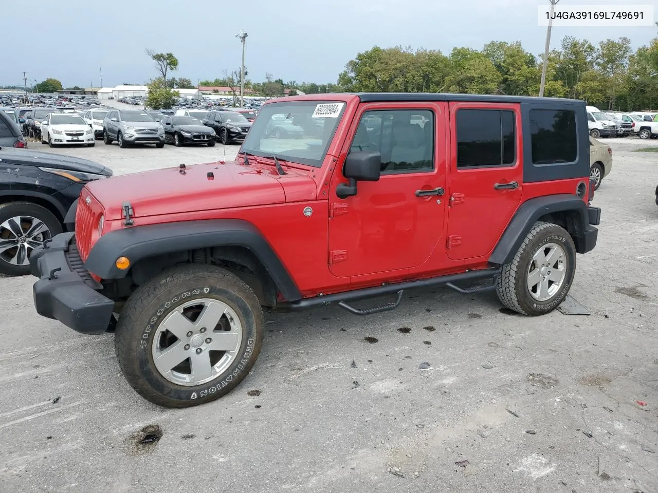 2009 Jeep Wrangler Unlimited X VIN: 1J4GA39169L749691 Lot: 69220984