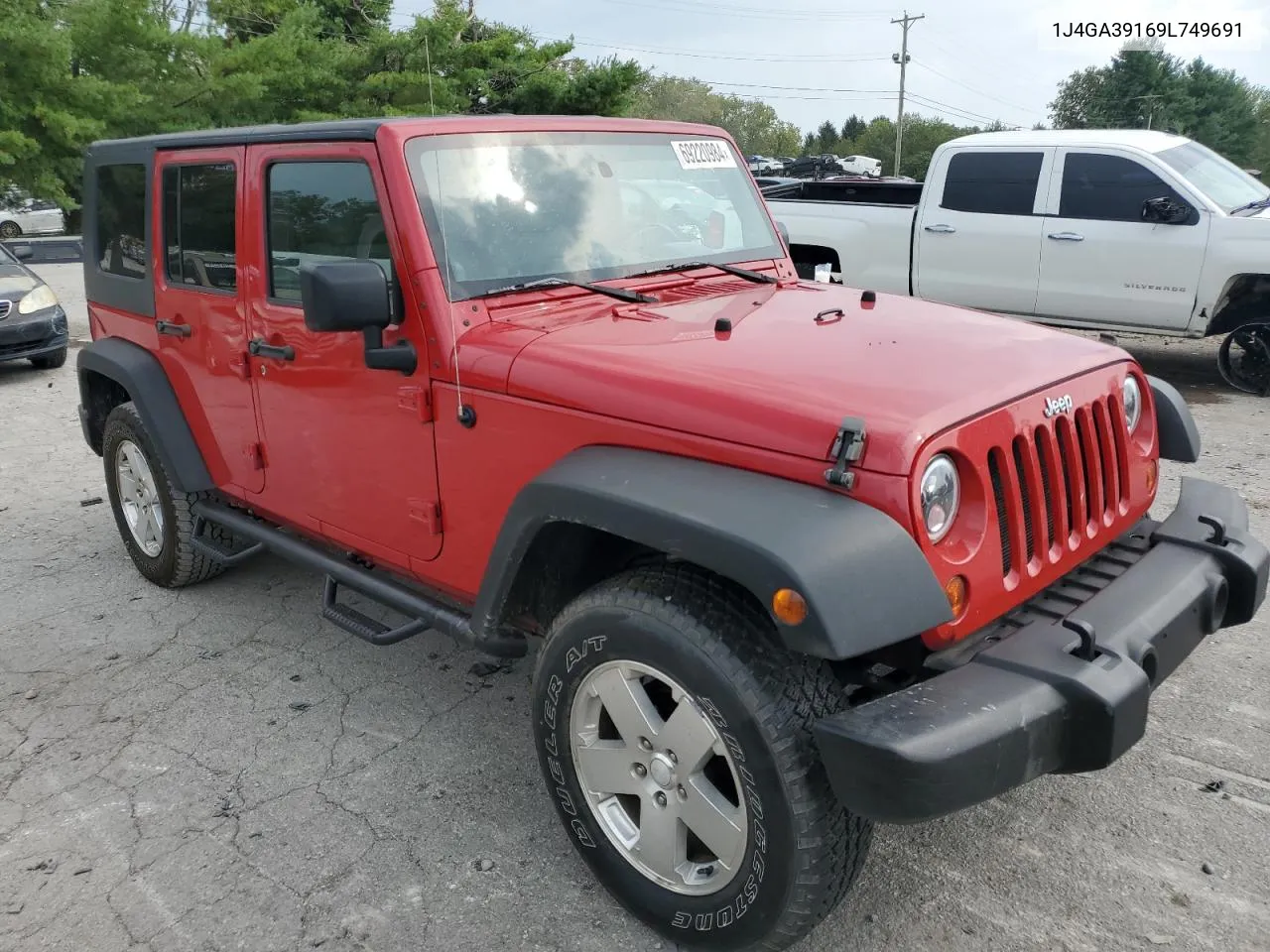 2009 Jeep Wrangler Unlimited X VIN: 1J4GA39169L749691 Lot: 69220984