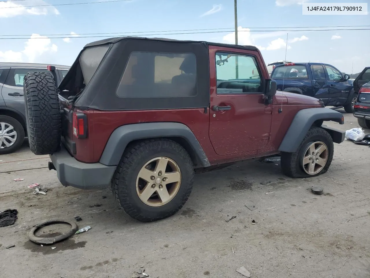 2009 Jeep Wrangler X VIN: 1J4FA24179L790912 Lot: 69574824