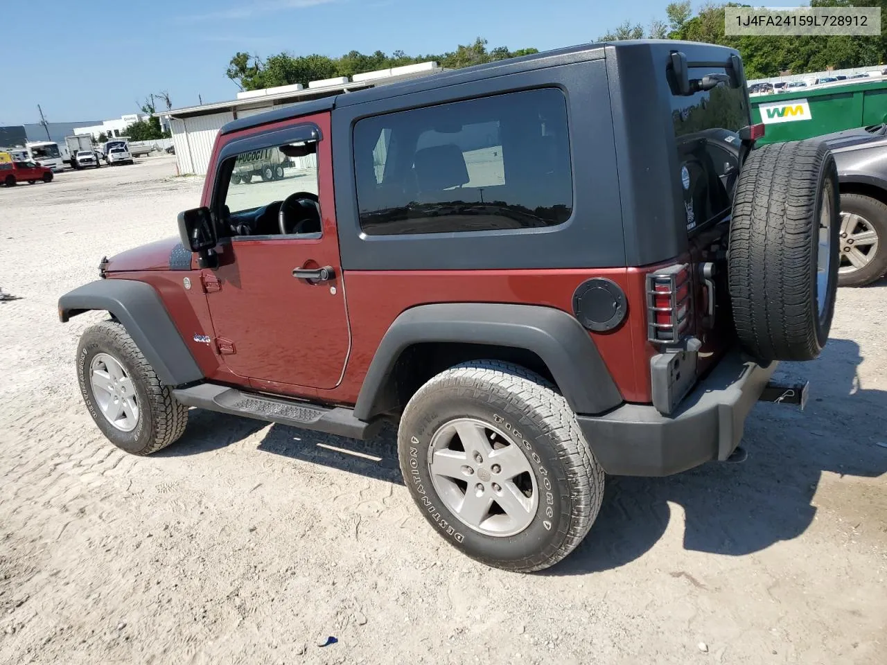 1J4FA24159L728912 2009 Jeep Wrangler X