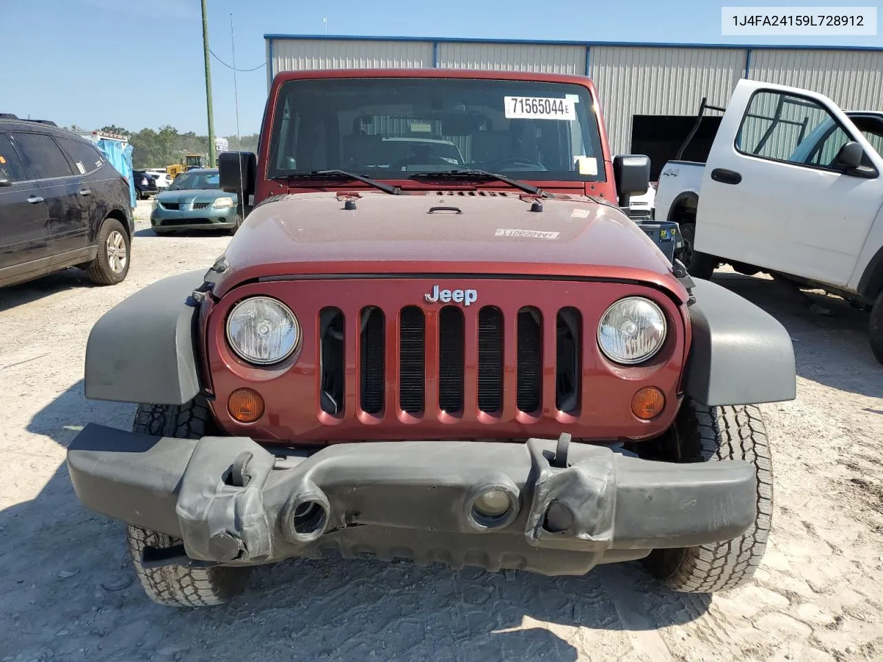 2009 Jeep Wrangler X VIN: 1J4FA24159L728912 Lot: 71565044