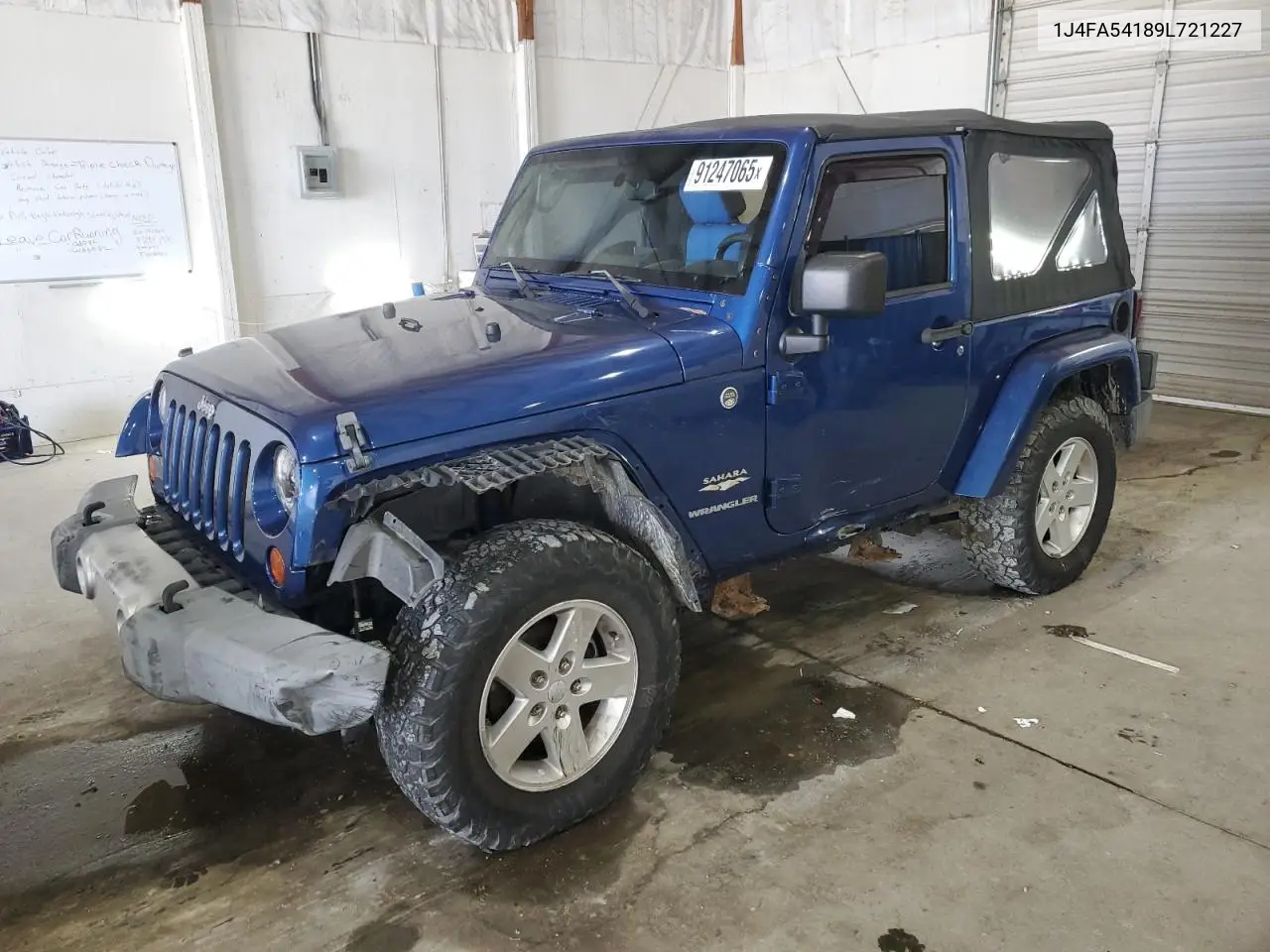 1J4FA54189L721227 2009 Jeep Wrangler Sahara