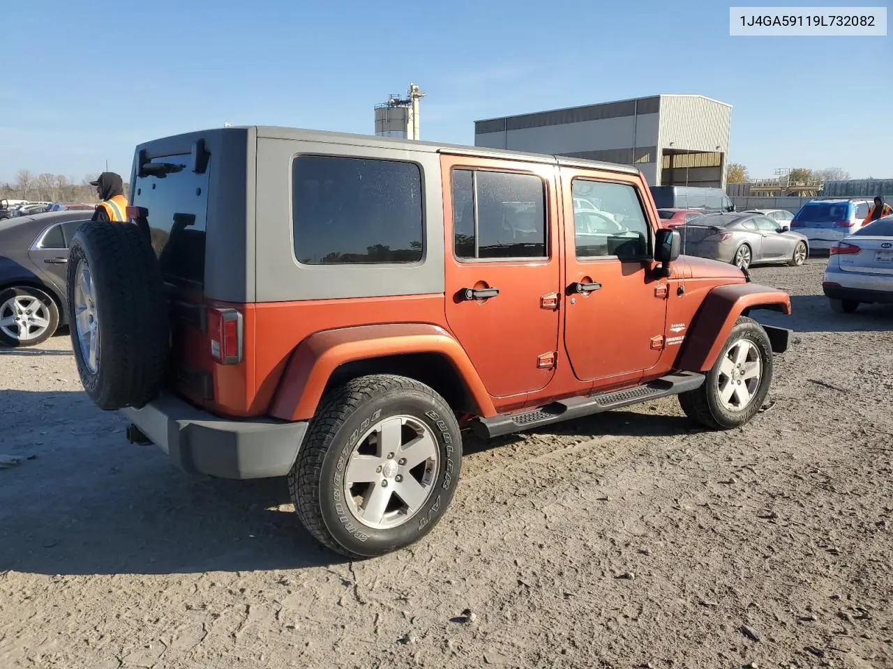 1J4GA59119L732082 2009 Jeep Wrangler Unlimited Sahara