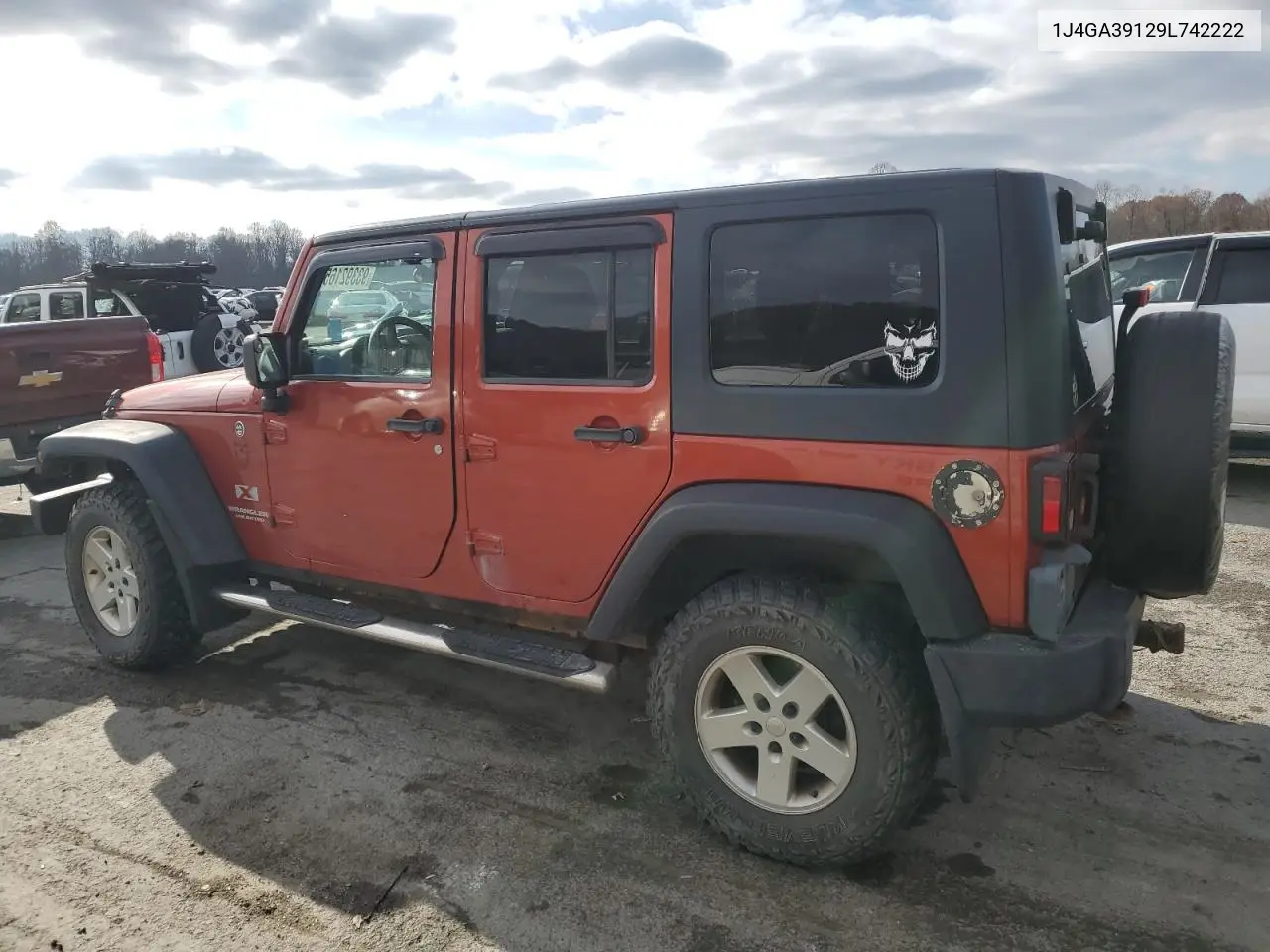 1J4GA39129L742222 2009 Jeep Wrangler Unlimited X