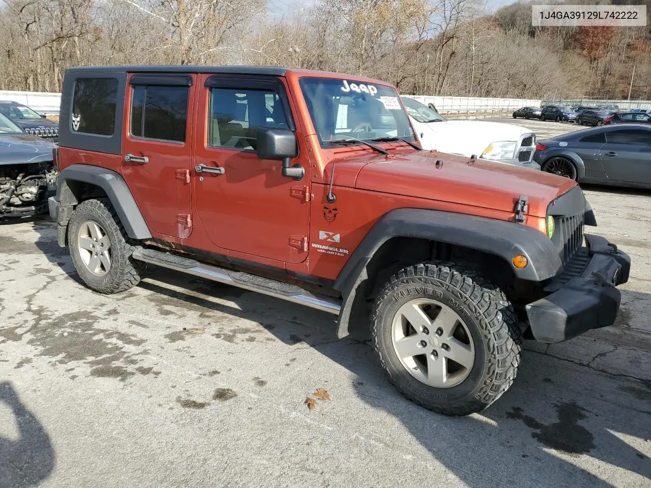 1J4GA39129L742222 2009 Jeep Wrangler Unlimited X