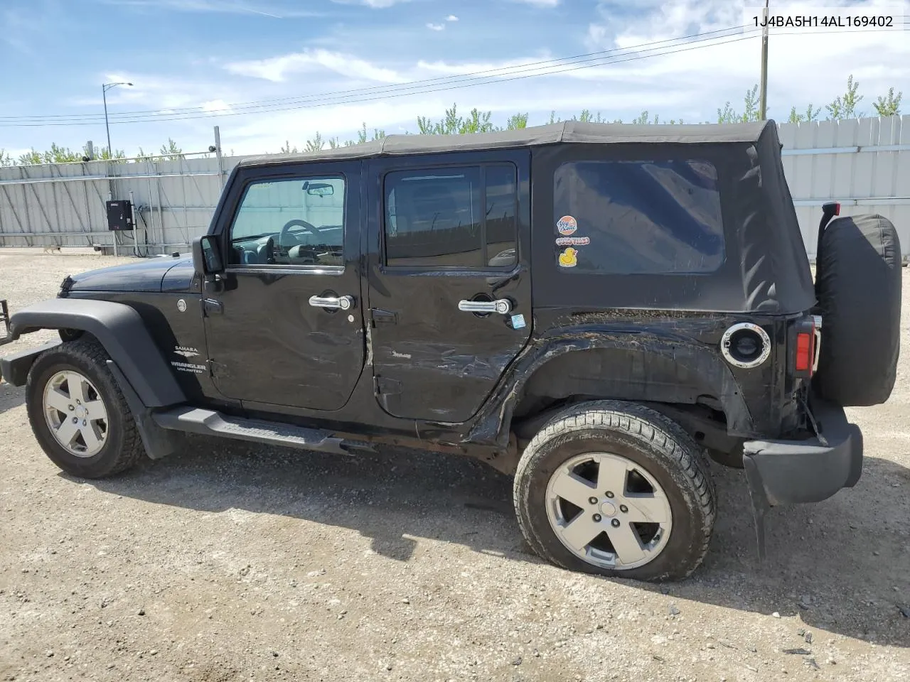 2010 Jeep Wrangler Unlimited Sahara VIN: 1J4BA5H14AL169402 Lot: 54928784